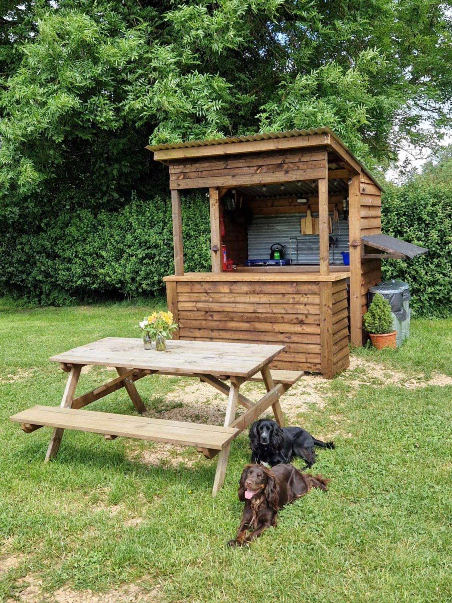 The Delkin Shepherds Huts קאסל קומב מראה חיצוני תמונה